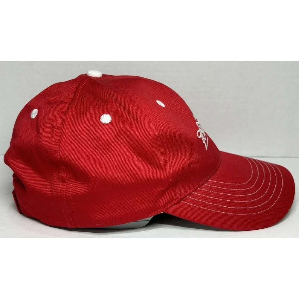 Budweiser‎ Grab Some Buds Hat Adjustable Baseball Cap K-Products Red EUC